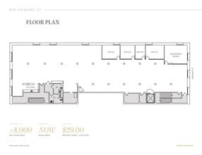 835-837 Howard St, San Francisco, CA for lease Floor Plan- Image 1 of 5