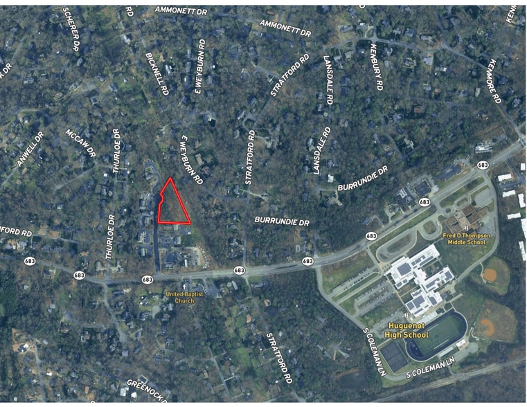 2539 Professional rd, North Chesterfield, VA for sale - Aerial - Image 3 of 5