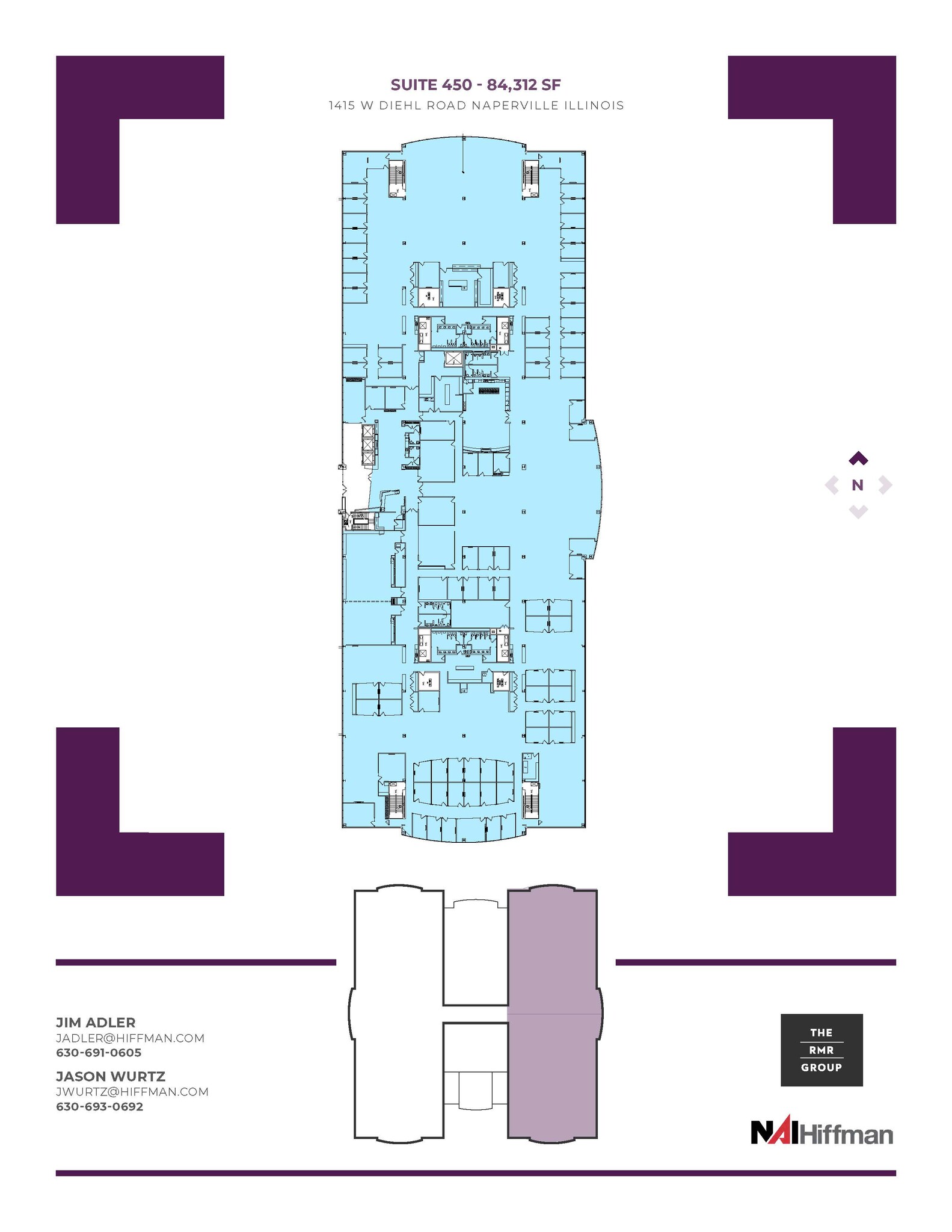 1415 W Diehl Rd, Naperville, IL for lease Floor Plan- Image 1 of 1