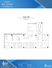 11601 Wilshire Blvd, Los Angeles, CA for lease Floor Plan- Image 1 of 2