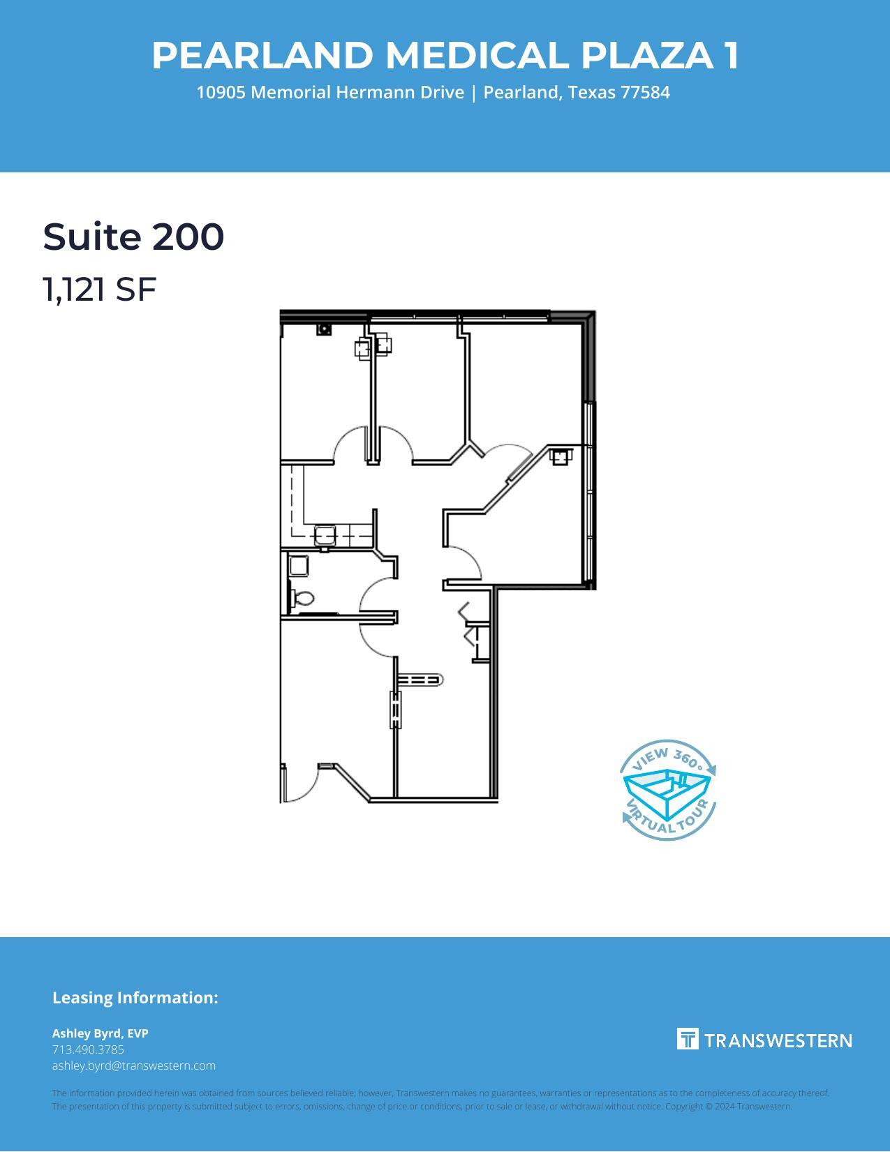 10905 Memorial Hermann Dr, Pearland, TX for lease Floor Plan- Image 1 of 1