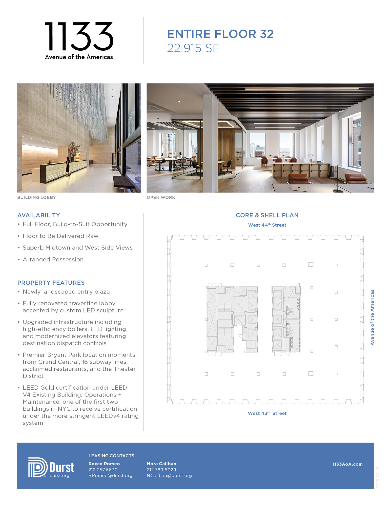 1133 Avenue of the Americas, New York, NY for lease Floor Plan- Image 1 of 1