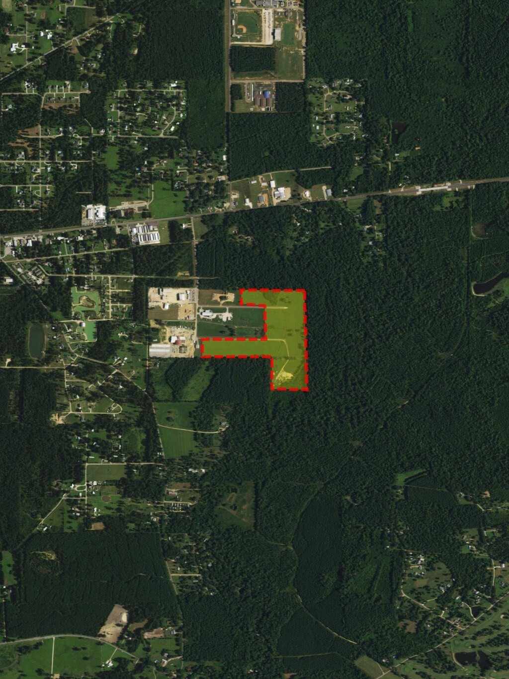 Taft St, Franklinton, LA for sale Aerial- Image 1 of 3