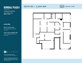 7887 N Kendall Dr, Miami, FL for lease Floor Plan- Image 1 of 1
