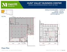 10945-10973 McCormick Rd, Hunt Valley, MD for lease Floor Plan- Image 1 of 1