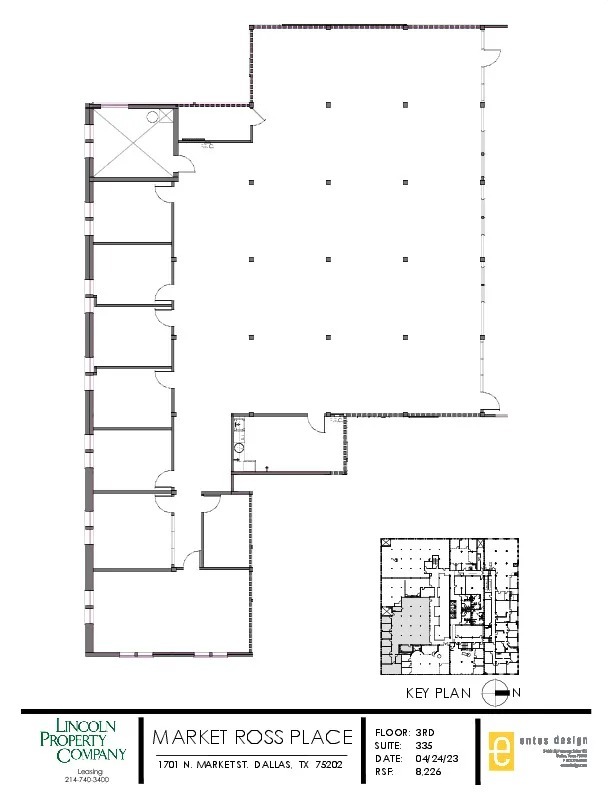 1701 N Market St, Dallas, TX for lease Floor Plan- Image 1 of 1