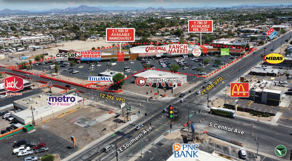 5833 S Central Ave, Phoenix, AZ for lease - Building Photo - Image 1 of 2