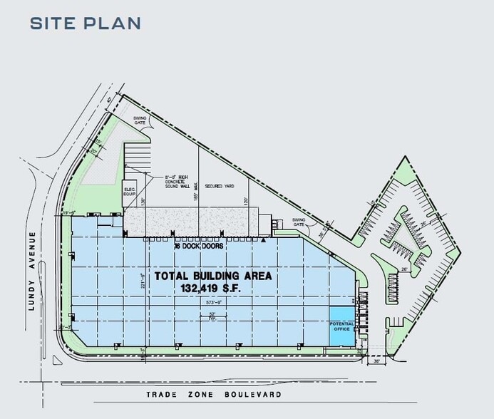 2275 Trade Zone Blvd, San Jose, CA for lease - Site Plan - Image 2 of 2
