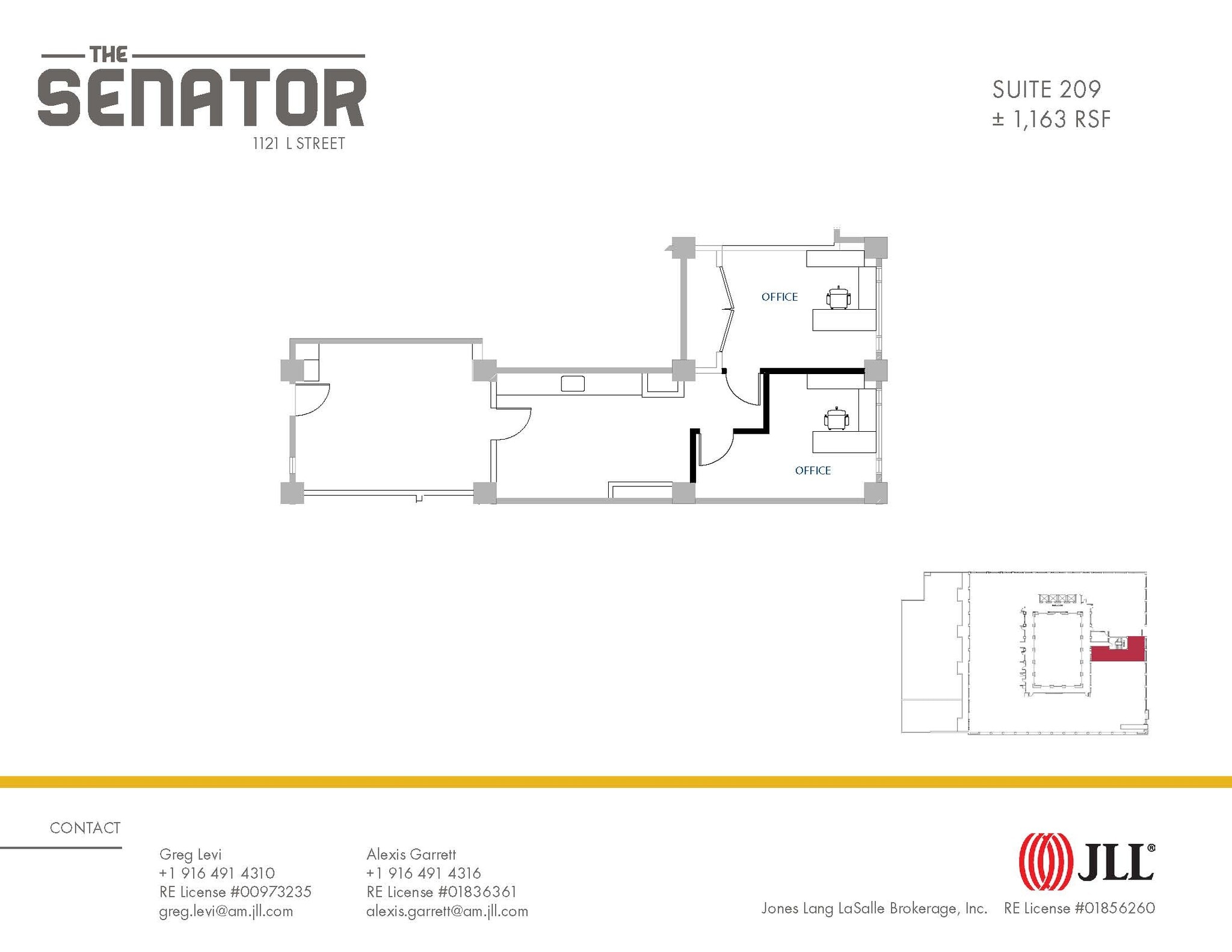 1121 L St, Sacramento, CA for lease Floor Plan- Image 1 of 1