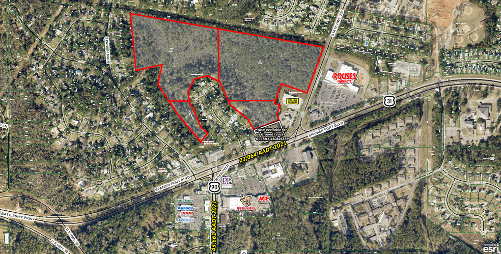 Hwy 225 & Hwy 31, Spanish Fort, AL for sale - Plat Map - Image 1 of 11