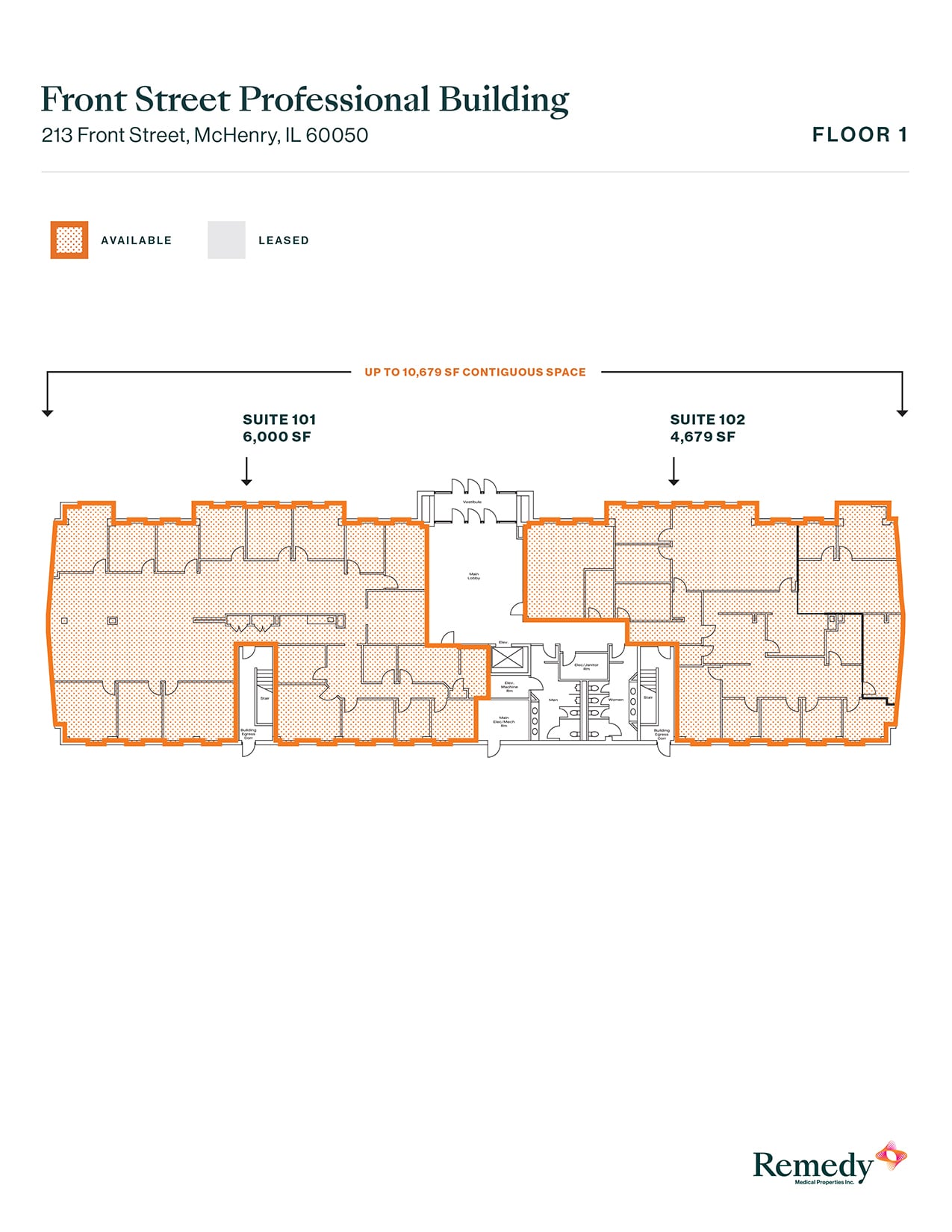 213 Front St, Mchenry, IL for lease Floor Plan- Image 1 of 1