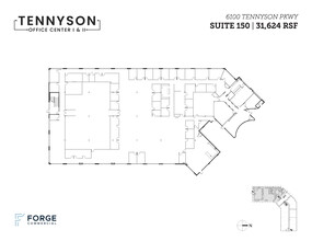 6100 Tennyson Pky, Plano, TX for lease Floor Plan- Image 1 of 1