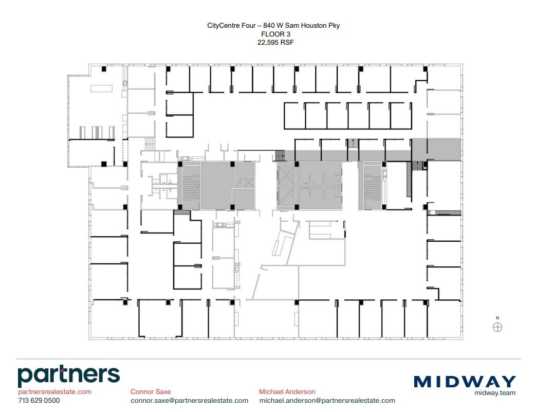 840 W Sam Houston Pky N, Houston, TX for lease Floor Plan- Image 1 of 1