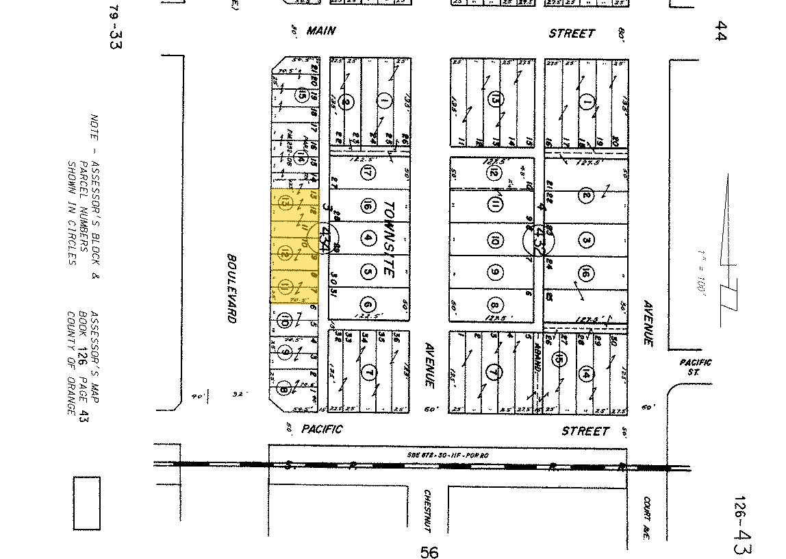 10690-10692 Beach Blvd, Stanton, CA for sale Plat Map- Image 1 of 1