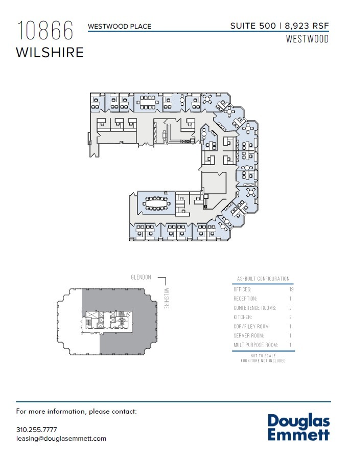 10866 Wilshire Blvd, Los Angeles, CA for lease Floor Plan- Image 1 of 1