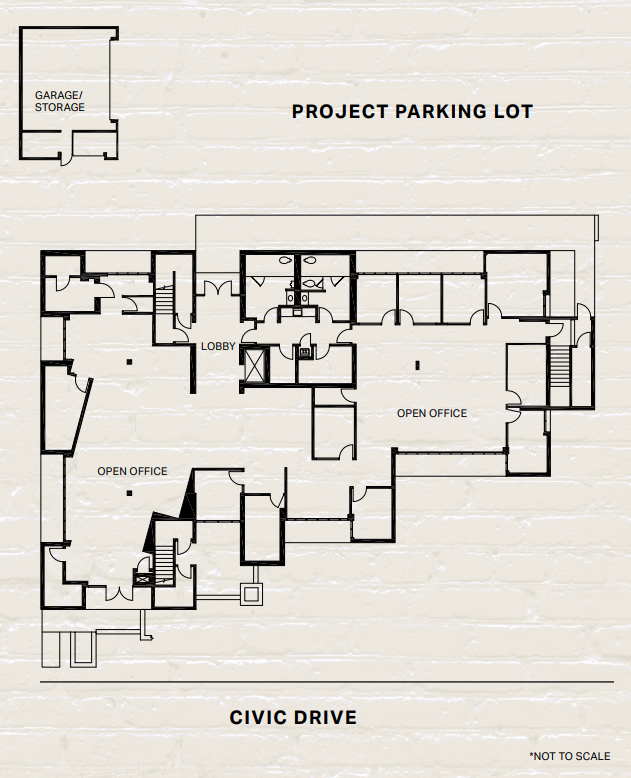 1400 Civic Dr, Walnut Creek, CA for lease Floor Plan- Image 1 of 1