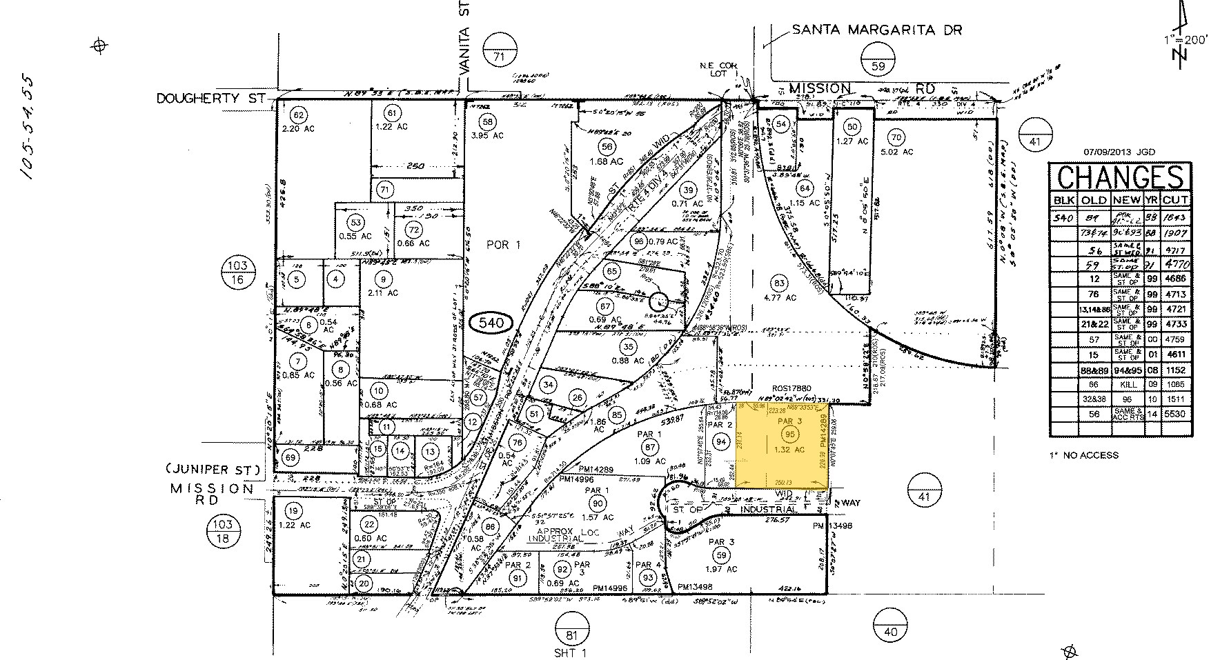Industrial Way, Fallbrook, CA for sale Plat Map- Image 1 of 1