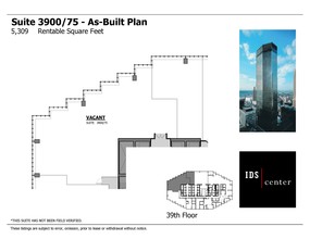 80 S 8th St, Minneapolis, MN for lease Floor Plan- Image 1 of 1