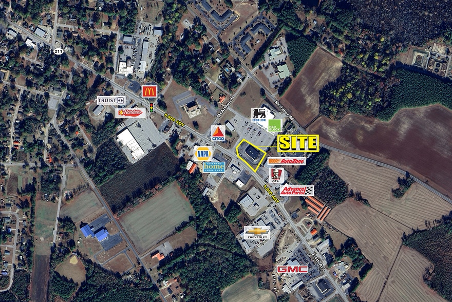903 E 4th Ave, Red Springs, NC for lease - Aerial - Image 2 of 3
