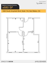 1650 S Amphlett Blvd, San Mateo, CA for lease Floor Plan- Image 1 of 1