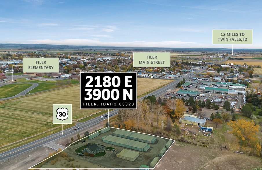 2180 E 3900 N, Filer, ID for sale - Aerial - Image 3 of 4