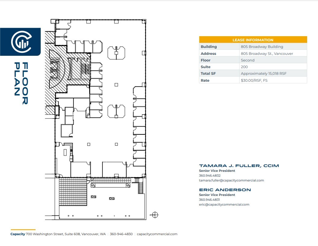 805 Broadway St, Vancouver, WA for lease Floor Plan- Image 1 of 1