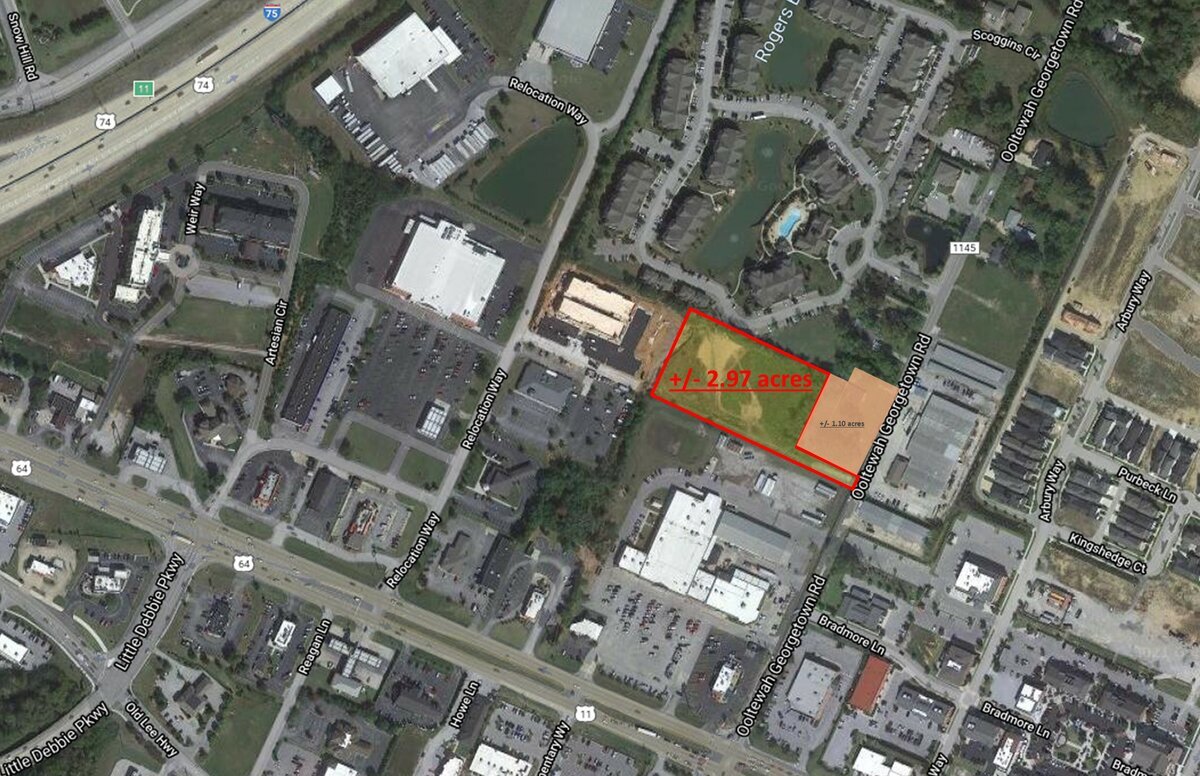 6040 Relocation Way, Ooltewah, TN for sale Aerial- Image 1 of 1