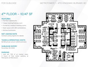 4710 Kingsway, Burnaby, BC for lease Floor Plan- Image 1 of 1