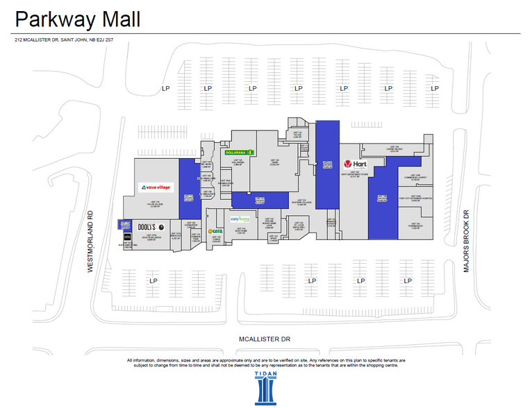 212 Mcallister Dr, Saint John, NB for lease - Site Plan - Image 2 of 2