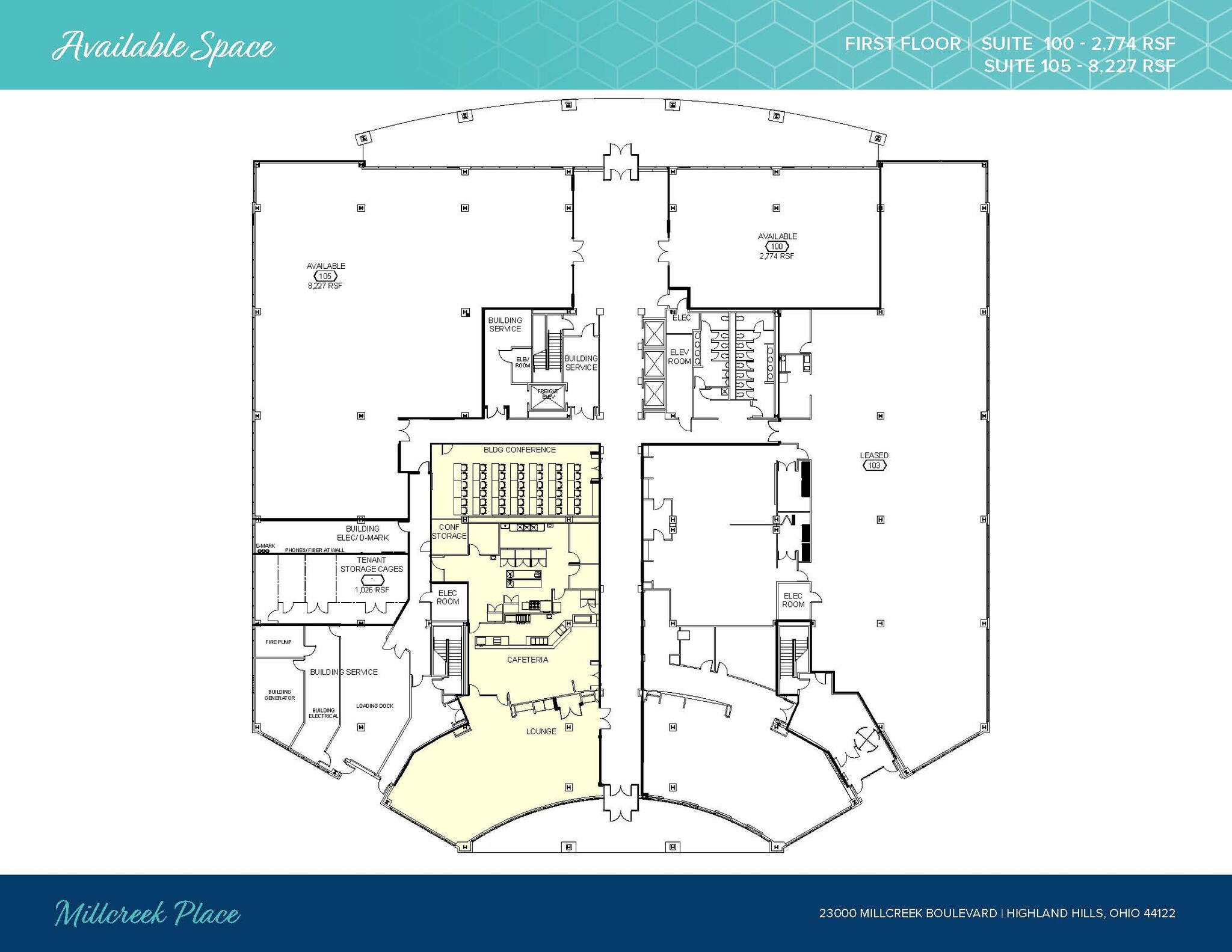 23000 Millcreek Blvd, Highland Hills, OH for lease Floor Plan- Image 1 of 1