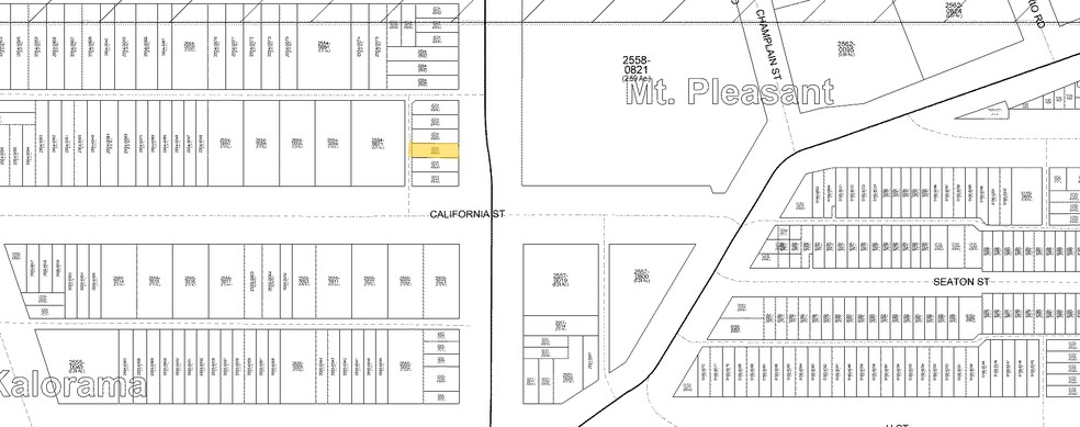 2104 18th St NW, Washington, DC for lease - Plat Map - Image 2 of 46