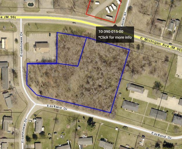 V/L Michigan Ave E, Battle Creek, MI for sale Aerial- Image 1 of 1