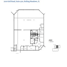 2100 Golf Rd, Rolling Meadows, IL for lease Floor Plan- Image 2 of 2