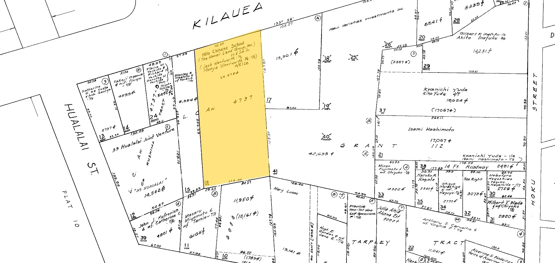 660 Kilauea Ave, Hilo, HI for sale Plat Map- Image 1 of 1