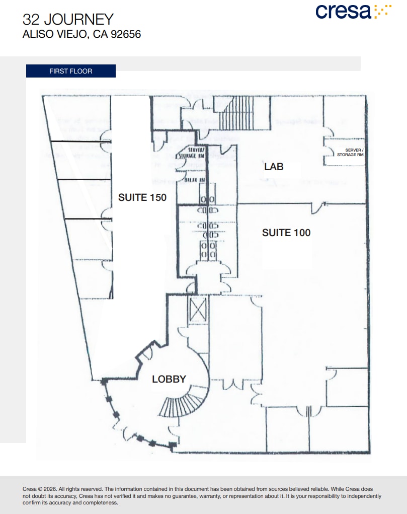 32 Journey, Aliso Viejo, CA for lease Floor Plan- Image 1 of 1