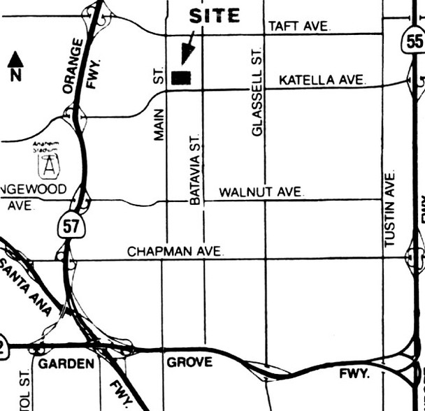 1045 W Katella Ave, Orange, CA for lease - Site Plan - Image 2 of 7