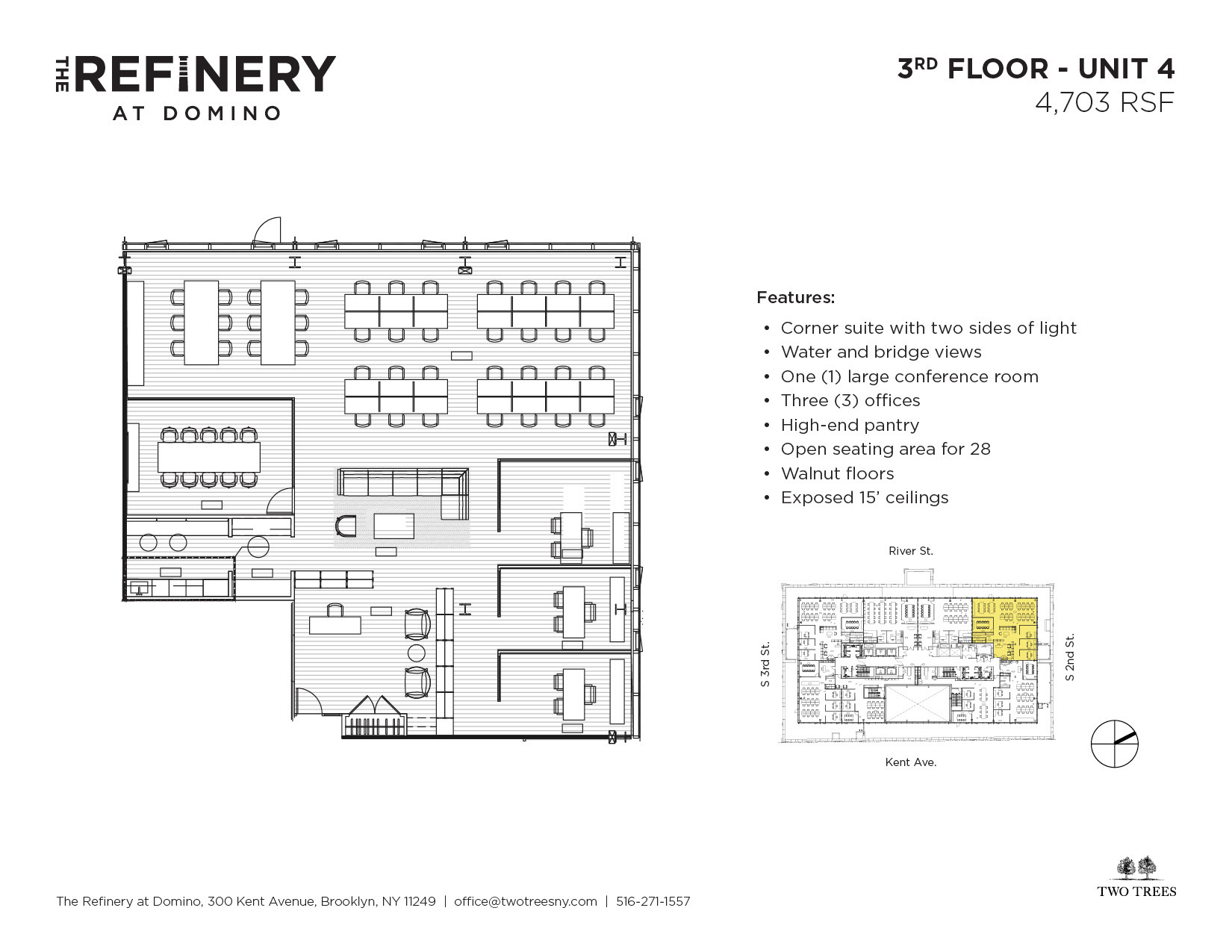 300 Kent Ave, Brooklyn, NY for lease Floor Plan- Image 1 of 11