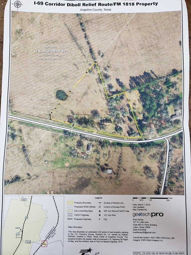 503 FM 1818 Rd, Diboll, TX for sale Construction Photo- Image 1 of 6