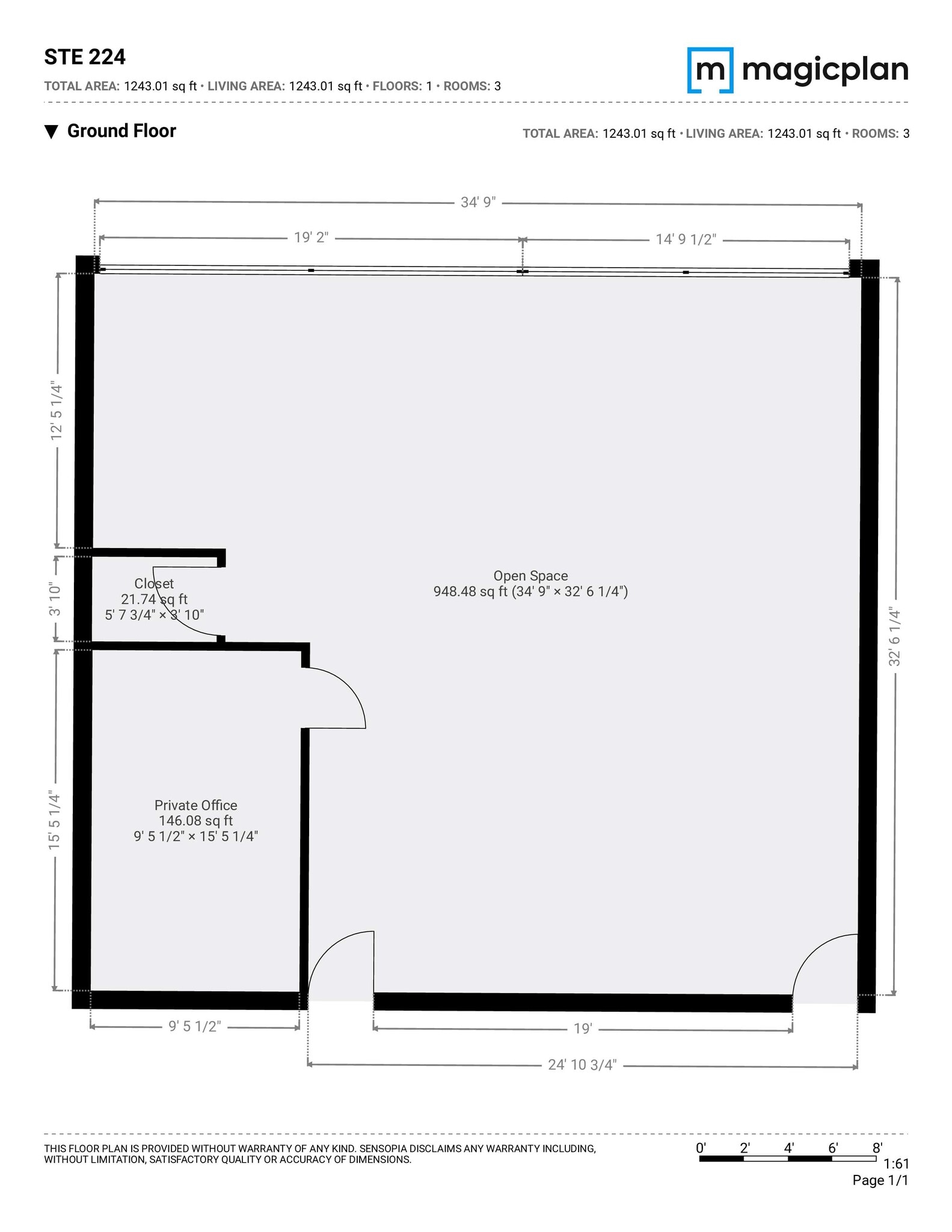 1 Harbison Way, Columbia, SC for lease Floor Plan- Image 1 of 2