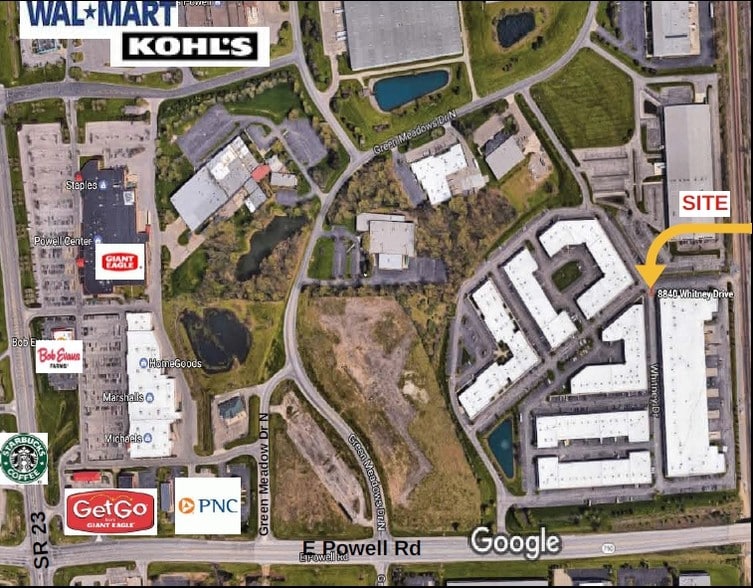8840-8884 Whitney Dr, Lewis Center, OH for lease - Aerial - Image 3 of 4