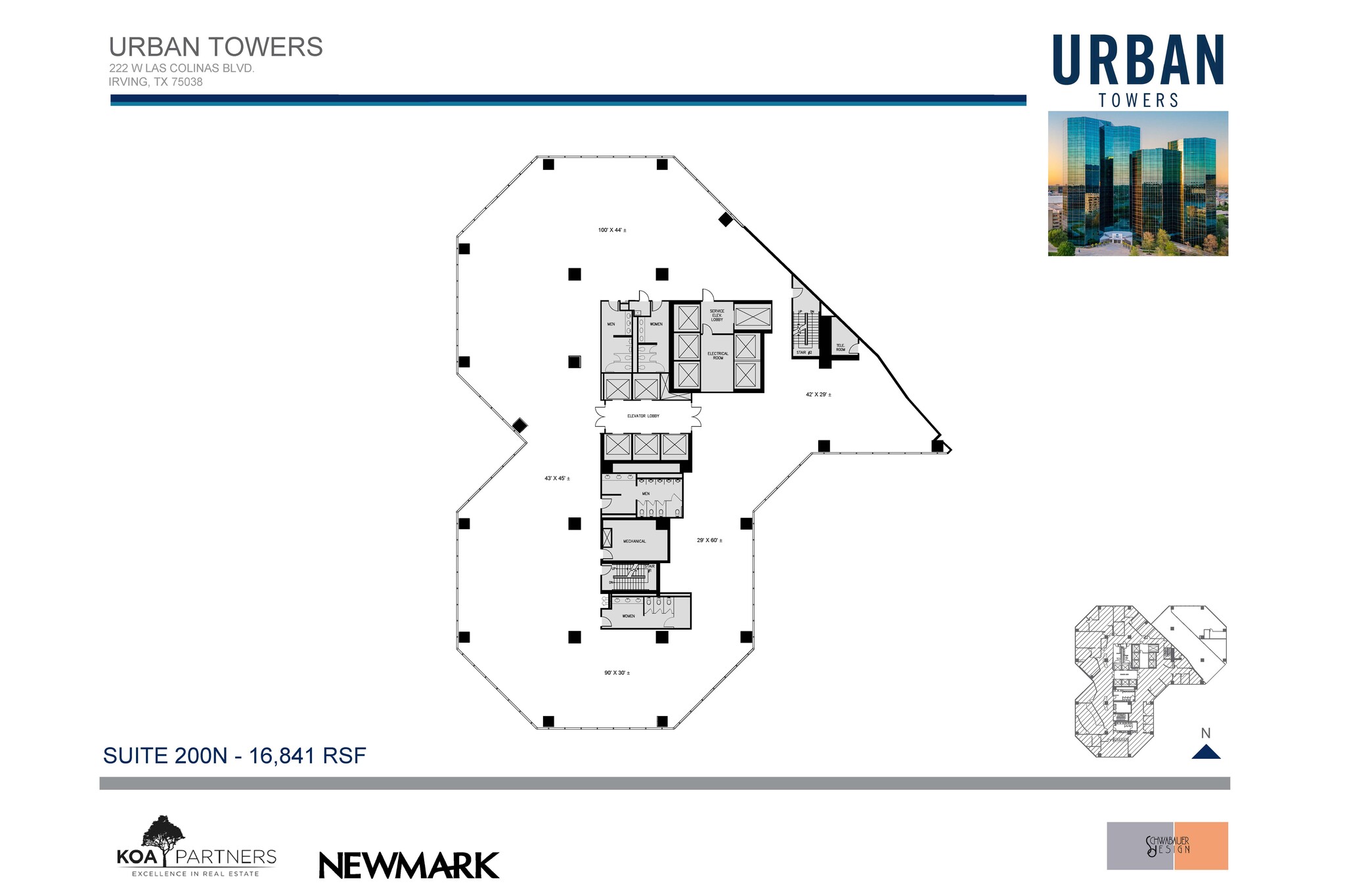 222 W Las Colinas Blvd, Irving, TX for lease Floor Plan- Image 1 of 1