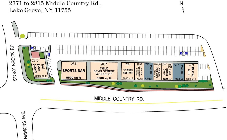 2789 Middle Country Rd, Lake Grove, NY for lease - Building Photo - Image 2 of 5