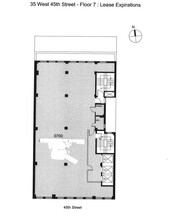 35 W 45th St, New York, NY for lease Floor Plan- Image 1 of 8