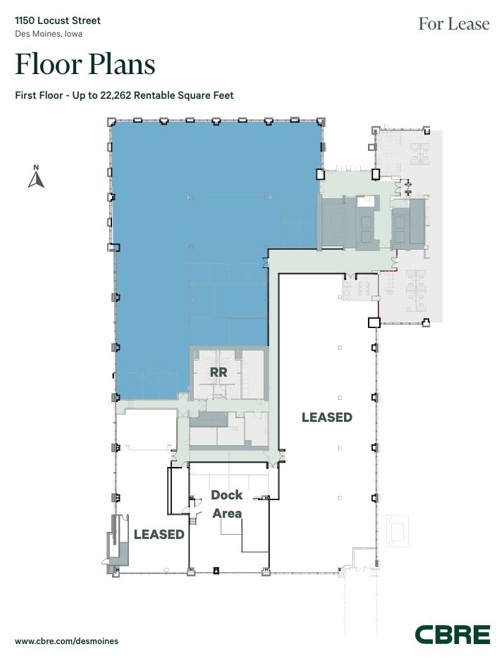 1150 Locust St, Des Moines, IA for lease Floor Plan- Image 1 of 1