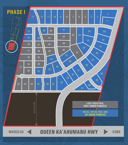 Queen Kaahumanu Hwy, Kailua Kona, HI for sale - Site Plan - Image 2 of 4