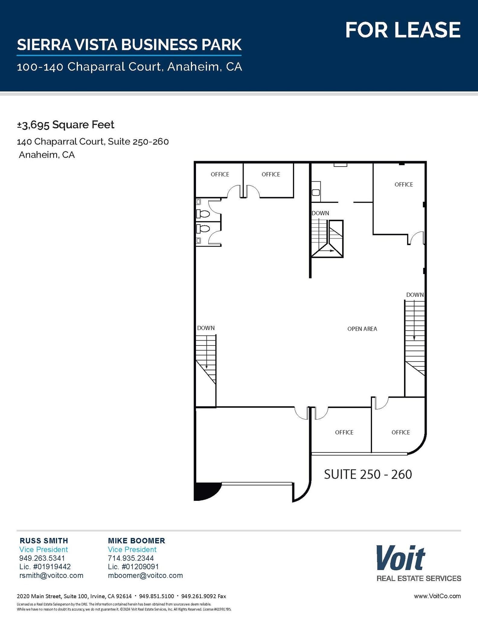 130 Chaparral Ct, Anaheim, CA for lease Floor Plan- Image 1 of 1