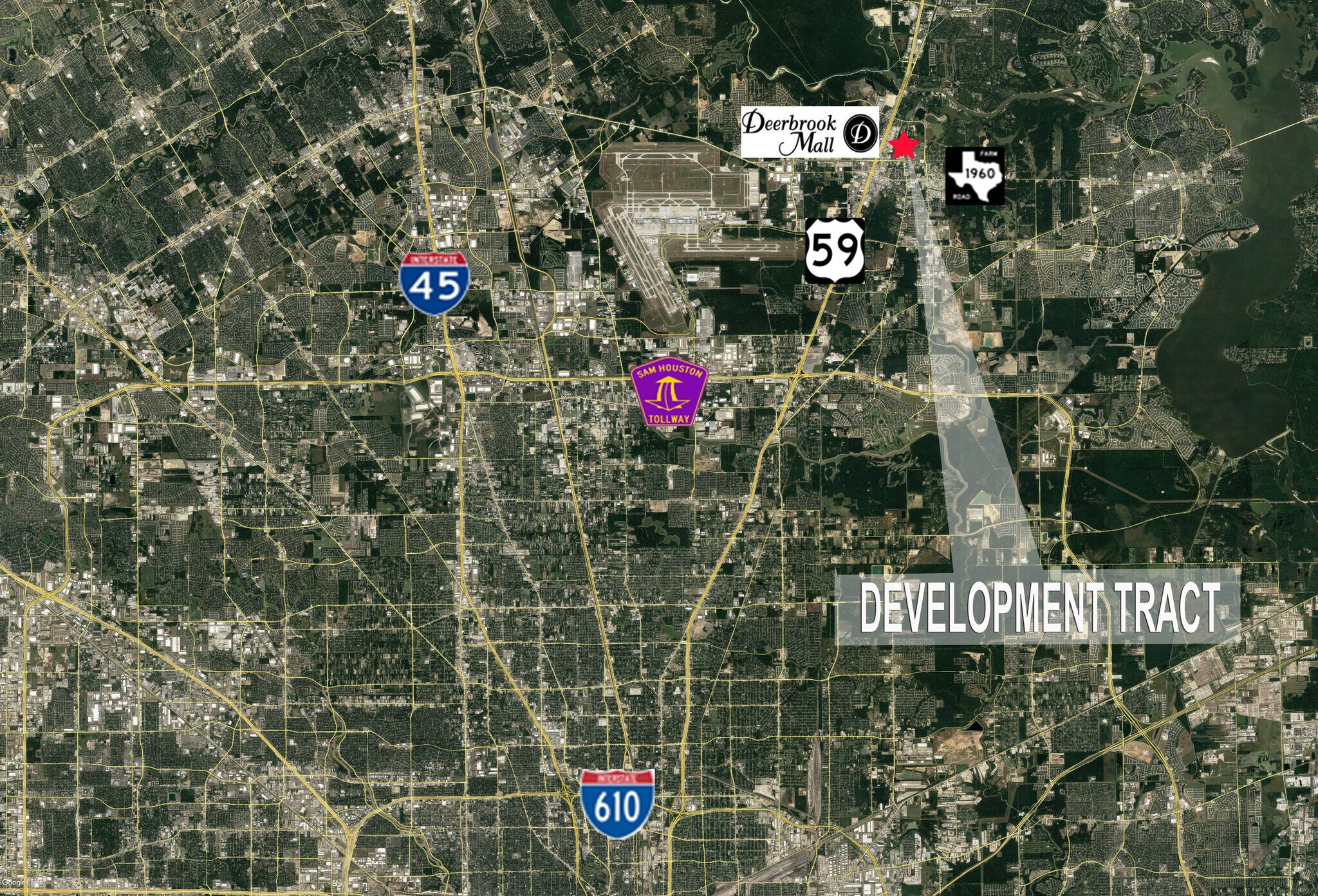 0 Fm 1960 Bypass Rd, Humble, TX for sale Aerial- Image 1 of 1