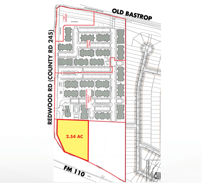 Redwood Rd, San Marcos, TX for sale - Site Plan - Image 2 of 3