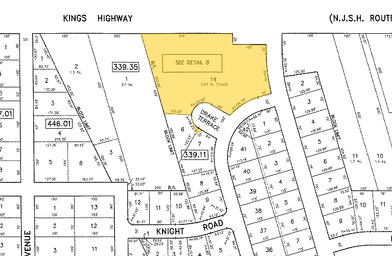 1001 Kings Hwy N, Cherry Hill, NJ for lease - Plat Map - Image 2 of 14