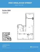 3100 Weslayan St, Houston, TX for lease Floor Plan- Image 1 of 1